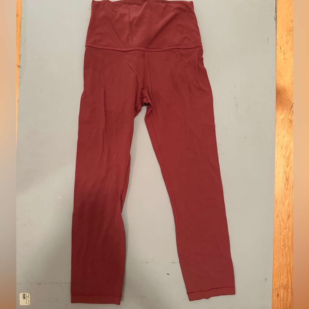 Lululemon red merlot size 4 leggings